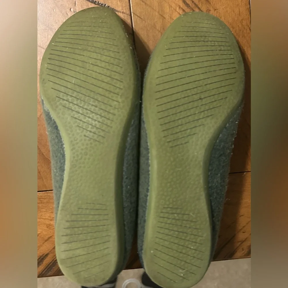 allbirds Wool Tree Breezers Women's Olive Green Ballet Flats 6.5 - Picture 7 of 7